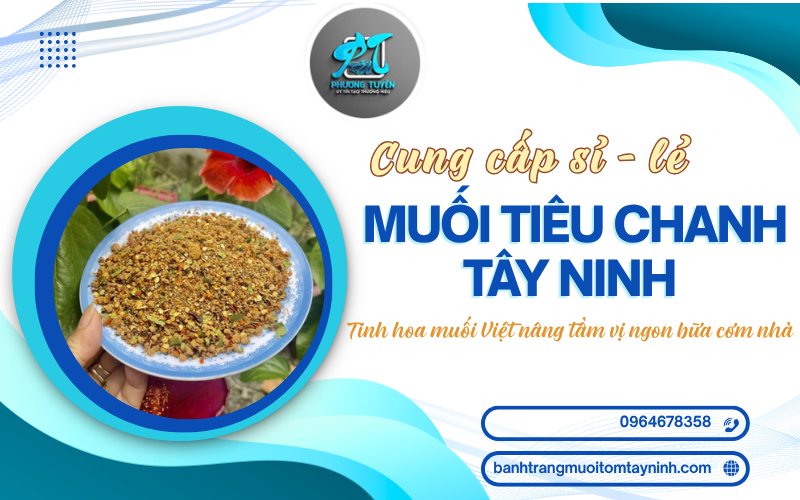muối tiêu chanh tây ninh