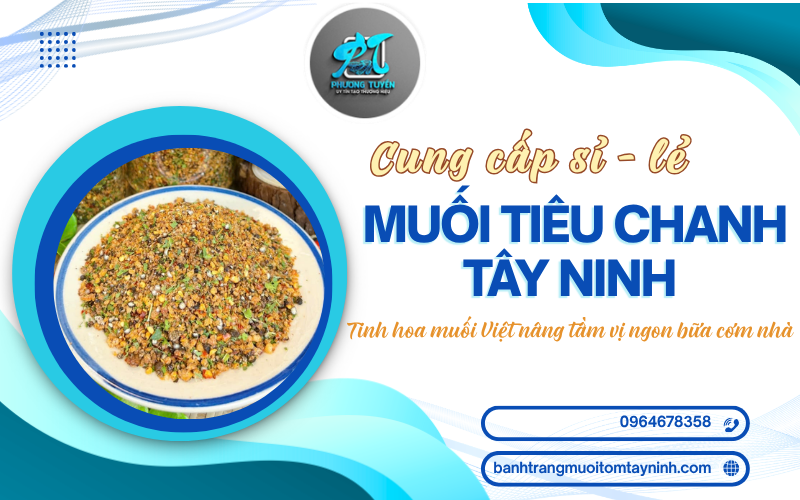 muối tiêu chanh tây ninh