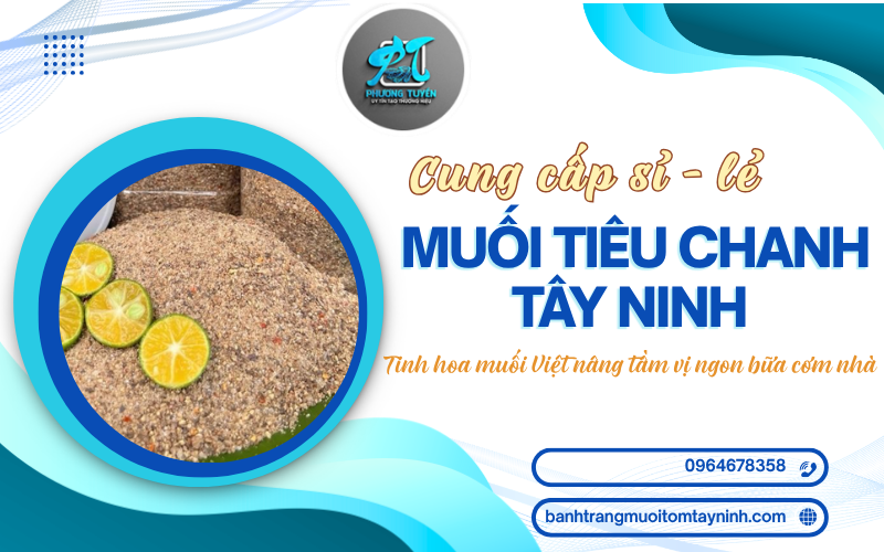 muối tiêu chanh tây ninh